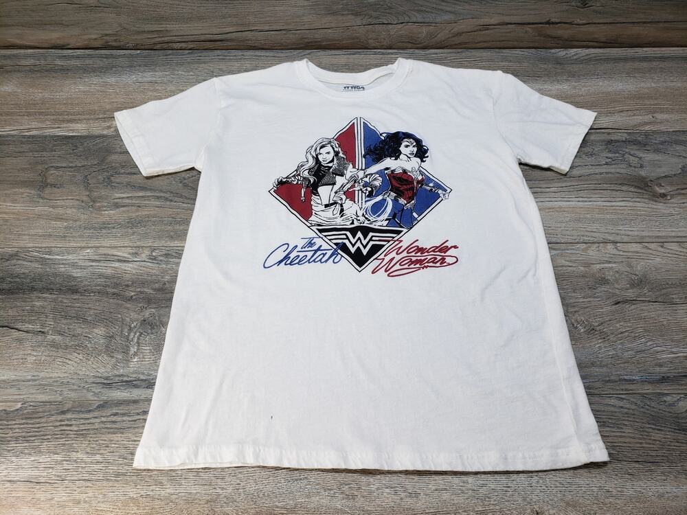 WW84 Wonder Woman 1984 Cheetah Women's Graphic T-Shirt White Small DC Comics